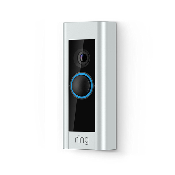 פעמון דלת חכם Ring Video Doorbell Pro לבן עם איכות וידאו 1080p | ראיית לילה וחיבור לאלכסה