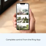פעמון דלת חכם Ring Wired Doorbell Plus כסוף | מצלמה באיכות 1080p, זיהוי תנועה, Wi-Fi כפול