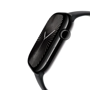 שעון חכם Apple Watch 46mm Series 10 GPS בצבע Jet Black Aluminum | רצועה שחורה S/L