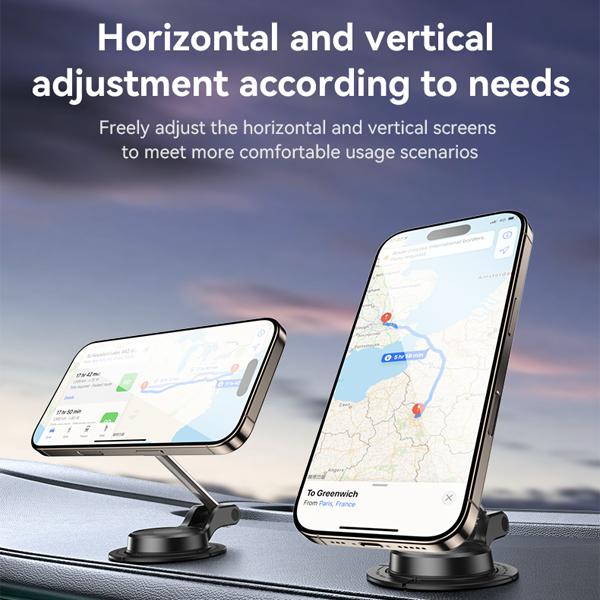 תושבת מגנטית לרכב תומכת MagSafe עם סיבוב 360° וזרוע מתכת איכותית | Yesido C218