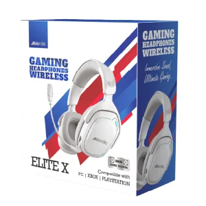 אוזניות גיימינג אלחוטיות עם מיקרופון מסנן רעשים וסוללה עוצמתית | Nordic Elite X
