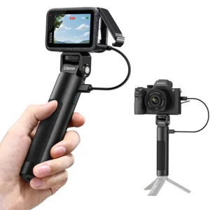 גריפ אחיזה מקצועי ומטען נייד 5500mAh עם חיבור 1/4" | Ulanzi BG-2Pro