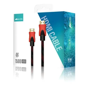 כבל HDMI 4K באורך 1.5 מטר שזור ואיכותי | Nordic