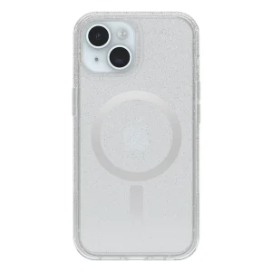 כיסוי לאייפון 16e שקוף נצנץ תומך Magsafe קשיח | Otterbox Symmetry 1