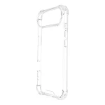 כיסוי פינות לאייפון 17 אייר שקוף סיליקון קשיח להגנה מיטבית | Baros