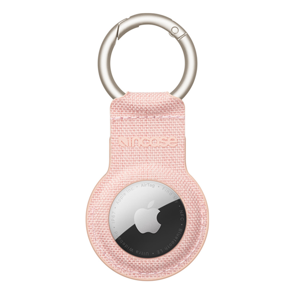 מחזיק מפתחות ל-AirTag ורוד | אלגנטי, עמיד ומאובטח | Incase Woolenex