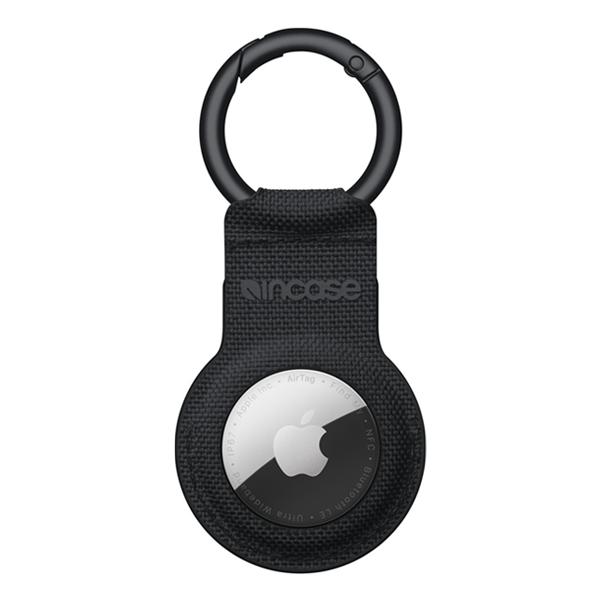 מחזיק מפתחות ל-AirTag שחור | אלגנטי, עמיד ומאובטח | Incase Woolenex