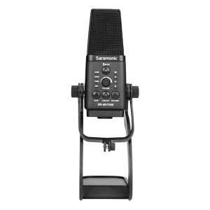 מיקרופון קונדנסר שולחני מקצועי עם חיבור USB ו-XLR לסאונד מקצועי ואיכותי | Saramonic SR-MV7000