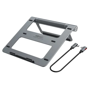 מעמד ותחנת עגינה ללפטופ עם 8 חיבורי USB-C, USB-A, HDMI, רשת, כרטיסים ועוד | ACEFAST E5