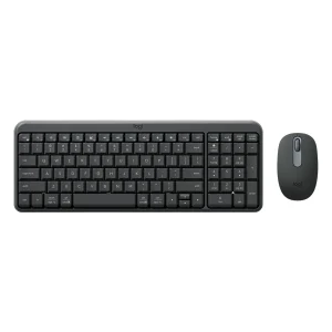 סט מקלדת ועכבר Logitech Mk250 שחור | אלחוטיים עם חיבור בלוטוס, קומפקטים לעבודה נוחה 1