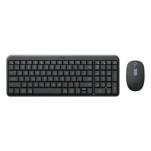 סט מקלדת ועכבר Logitech Mk250 שחור | אלחוטיים עם חיבור בלוטוס, קומפקטים לעבודה נוחה 1