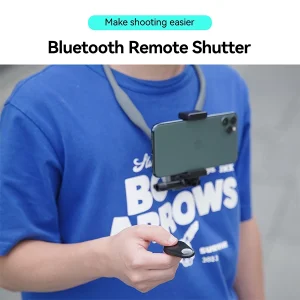 שלט Bluetooth נייד לצילום מרחוק לנוחות מקסימלית | שליטה מלאה לצילום במרחק עד 10 מטר
