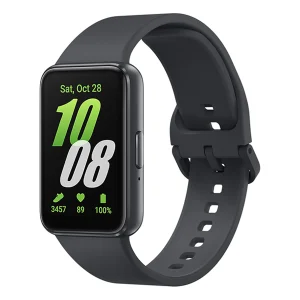 שעון ספורט חכם Samsung Galaxy Fit3 בצבע אפור | מסך 1.6 אינץ׳ עם סוללה עוצמתית ומעקב כושר מתקדם