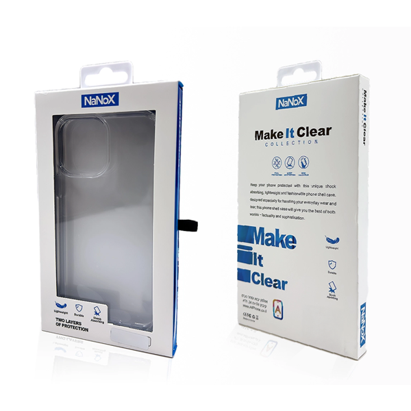 כיסוי שקוף עבה לאייפון 17 להגנה מקסימלית | NanoX