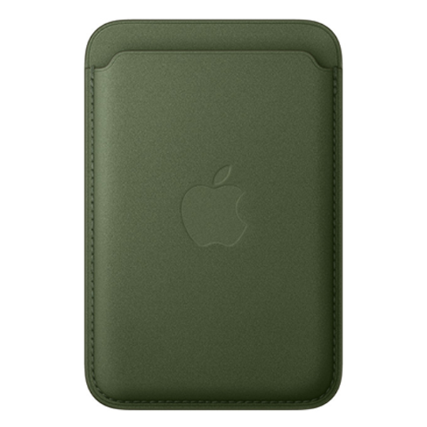 ארנק מגנטי מקורי Apple iPhone FineWoven Wallet ירוק | תומך MagSafe ו-Find My בעיצוב פרימיום