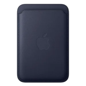 ארנק מגנטי מקורי Apple iPhone FineWoven Wallet כחול | תומך MagSafe ו-Find My בעיצוב פרימיום