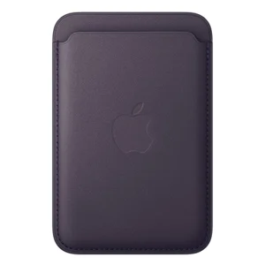 ארנק מגנטי מקורי Apple iPhone FineWoven Wallet סגול | תומך MagSafe ו-Find My בעיצוב פרימיום