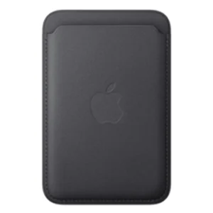 ארנק מגנטי מקורי Apple iPhone FineWoven Wallet שחור | תומך MagSafe ו-Find My בעיצוב פרימיום