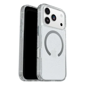 כיסוי דק לאייפון 17 פרו מקס שקוף נצנצים OtterBox Symmetry Clear | תומך MagSafe עם כפתור Camera Control