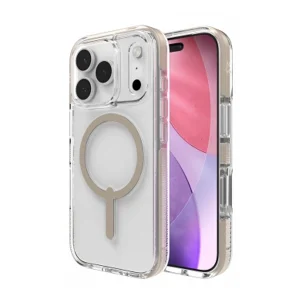 כיסוי לאייפון 17 פרו אפור תומך Magsafe לשימוש יומיומי | Zagg Santa Cruz Snap