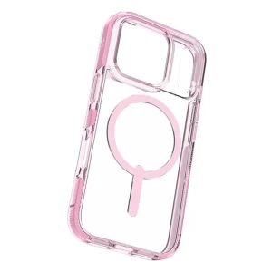 כיסוי לאייפון 17 פרו ורוד תומך Magsafe לשימוש יומיומי | Zagg Santa Cruz Snap