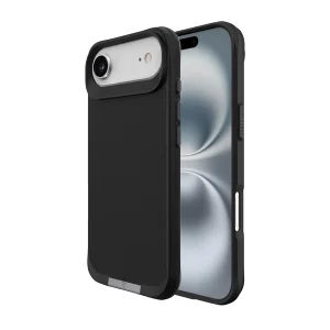 כיסוי מעמד לאייפון 17 אייר שחור תומך Magsafe עם רגלית מובנית | Grip Case Matrix