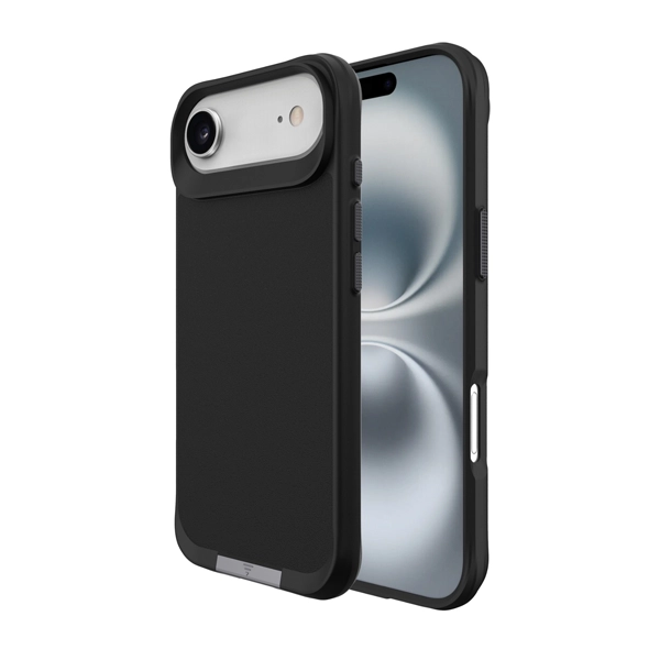 כיסוי מעמד לאייפון 17 אייר שחור תומך Magsafe עם רגלית מובנית | Grip Case Matrix