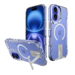 כיסוי מעמד קשיח לאייפון 17 שקוף תומך Magsafe עם רגלית מובנית | Toiko Titan Magstand 3