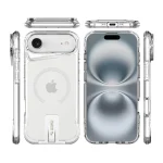 כיסוי מעמד קשיח לאייפון אייר שקוף תומך Magsafe עם רגלית מובנית | Toiko Titan Magstand 8