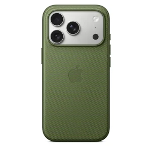 כיסוי מקורי לאייפון 17 פרו ירוק TechWoven תומך MagSafe להגנה פרימיום אפל | Apple