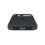כיסוי סיליקון מקורי לאייפון 17 פרו שחור תומך MagSafe אפל | Apple Silicone Black