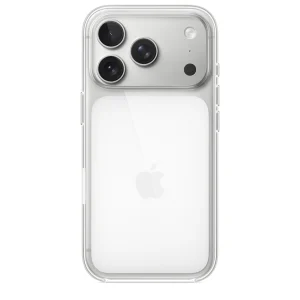 כיסוי סיליקון מקורי לאייפון 17 פרו שקוף תומך MagSafe אפל | Apple Silicone Clear