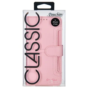 כיסוי ספר לאייפון אייר ורוד עם מקום לכרטיסים | Pouchino TASCA