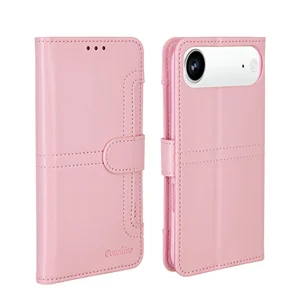כיסוי ספר לאייפון אייר ורוד עם מקום לכרטיסים | Pouchino TASCA