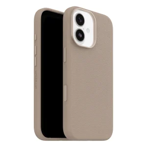 כיסוי עור קקטוס לאייפון 17 בז׳ OtterBox Symmetry Cactus | תומך MagSafe למראה ותחושת פרימיום