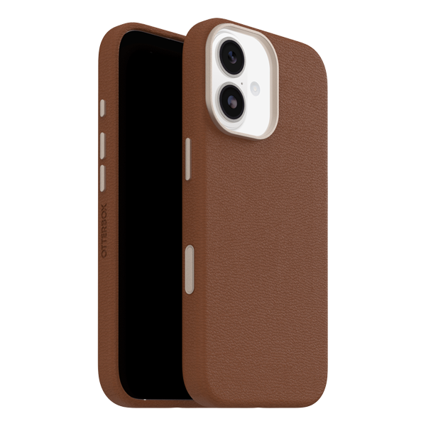 כיסוי עור קקטוס לאייפון 17 חום OtterBox Symmetry Cactus | תומך MagSafe למראה ותחושת פרימיום