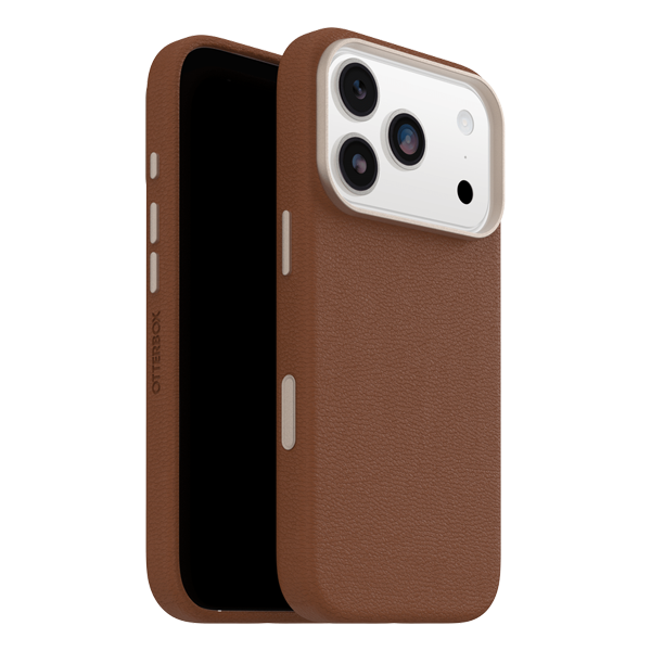 כיסוי עור קקטוס לאייפון 17 פרו חום OtterBox Symmetry Cactus | תומך MagSafe למראה ותחושת פרימיום