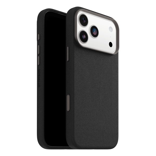 כיסוי עור קקטוס לאייפון 17 פרו מקס שחור OtterBox Symmetry Cactus | תומך MagSafe למראה ותחושת פרימיום