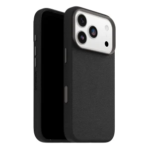 כיסוי עור קקטוס לאייפון 17 פרו שחור OtterBox Symmetry Cactus | תומך MagSafe למראה ותחושת פרימיום