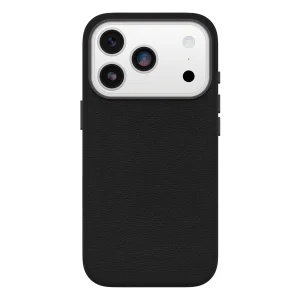 כיסוי עור קקטוס לאייפון 17 פרו שחור OtterBox Symmetry Cactus | תומך MagSafe למראה ותחושת פרימיום