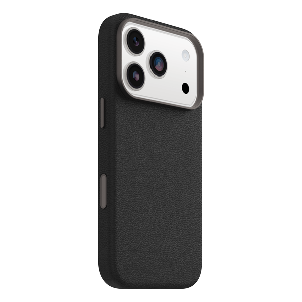 כיסוי עור קקטוס לאייפון 17 פרו שחור OtterBox Symmetry Cactus | תומך MagSafe למראה ותחושת פרימיום