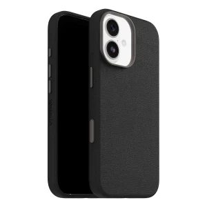 כיסוי עור קקטוס לאייפון 17 שחור OtterBox Symmetry Cactus | תומך MagSafe למראה ותחושת פרימיום