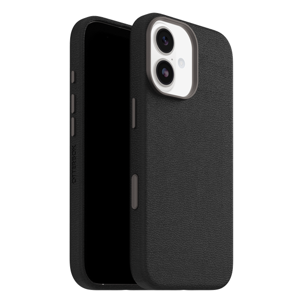 כיסוי עור קקטוס לאייפון 17 שחור OtterBox Symmetry Cactus | תומך MagSafe למראה ותחושת פרימיום