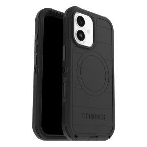 כיסוי קשיח לאייפון 17 OtterBox Defender Pro שחור | תומך MagSafe עם הגנה מקיפה כולל לשקע טעינה ולכפתורים