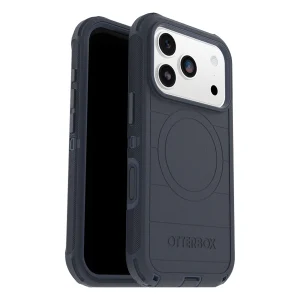 כיסוי קשיח לאייפון 17 פרו כחול OtterBox Defender Pro | תומך MagSafe עם הגנה מקיפה כולל לשקע טעינה ולכפתורים
