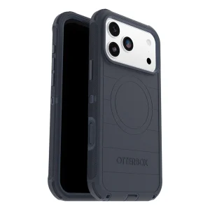 כיסוי קשיח לאייפון 17 פרו מקס כחול OtterBox Defender Pro | תומך MagSafe עם הגנה מקיפה כולל לשקע טעינה ולכפתורים