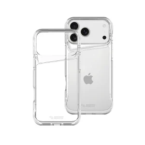 כיסוי קשיח לאייפון 17 פרו מקס שקוף עם שוליים מוגבהות ומחוזקות להגנה מקיפה | Toiko Titan 1