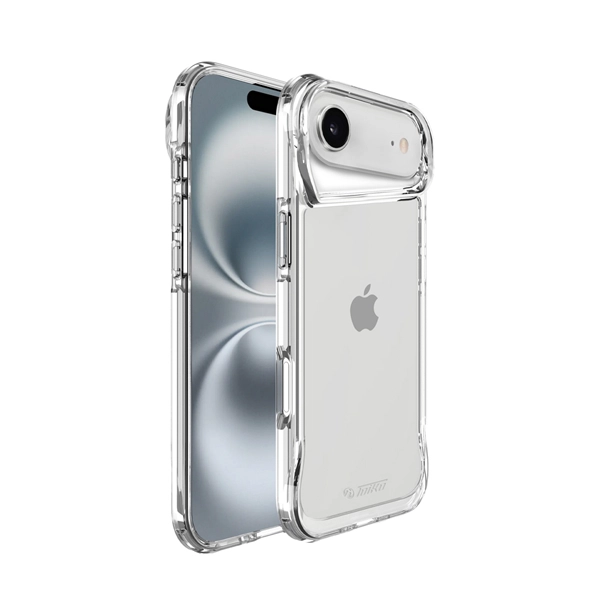 כיסוי קשיח לאייפון אייר שקוף עם שוליים מוגבהות ומחוזקות להגנה מקיפה | Toiko Titan 5