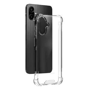 כיסוי שקוף קשיח לגלקסי A07 תומך טעינה אלחוטית עם שוליים מוגבהים | PureGear Hard Shell