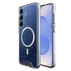 כיסוי שקוף נצנצים לגלקסי S25 פלוס תומך MagSafe וקשיח במיוחד | Toiko Chiron